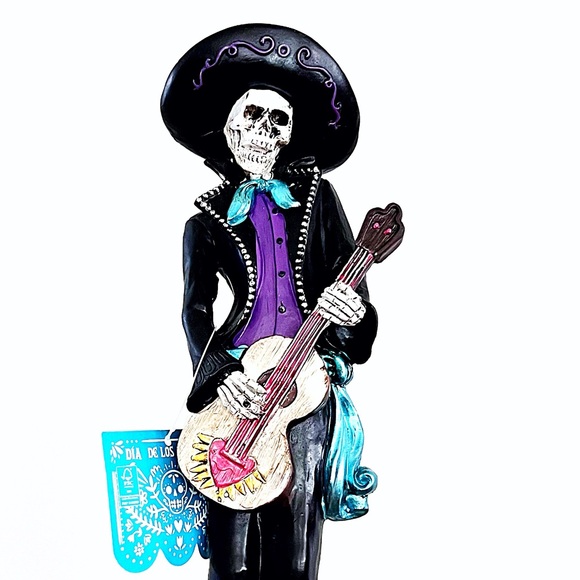Dia De Los Muertos Day Of The Dead Mariachi Macabre Ornament - Picture 2 of 5